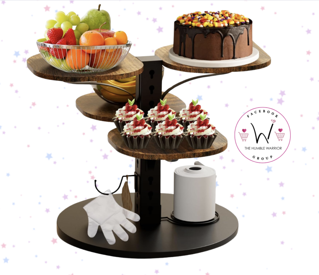 4-Tier Cupcake Tower Stand!